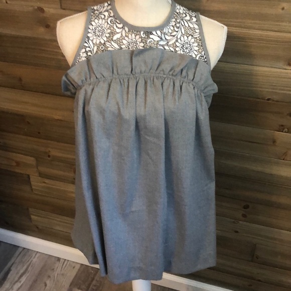 Amadi Tops - NWT Amadi Mason Top Grey Paperbag Size S